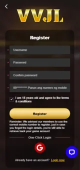 VVJL Casino Register 2